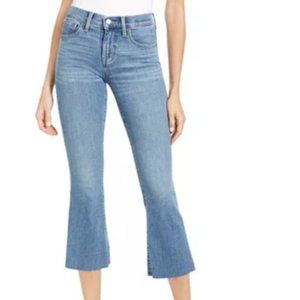 NWT Lucky Brand Mid Rise Ava Crop Mini Boot Jeans